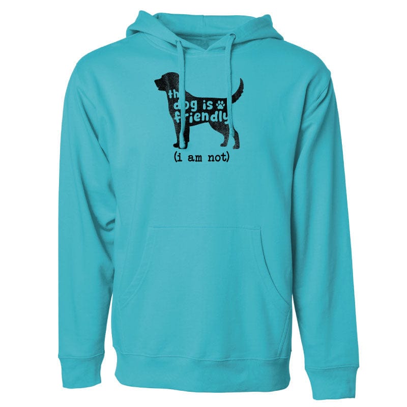 The Dog is Friendly - Sweatshirt Pullover Hoodie