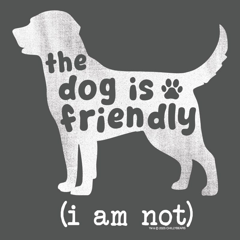 The Dog is Friendly - Lightweight Tee