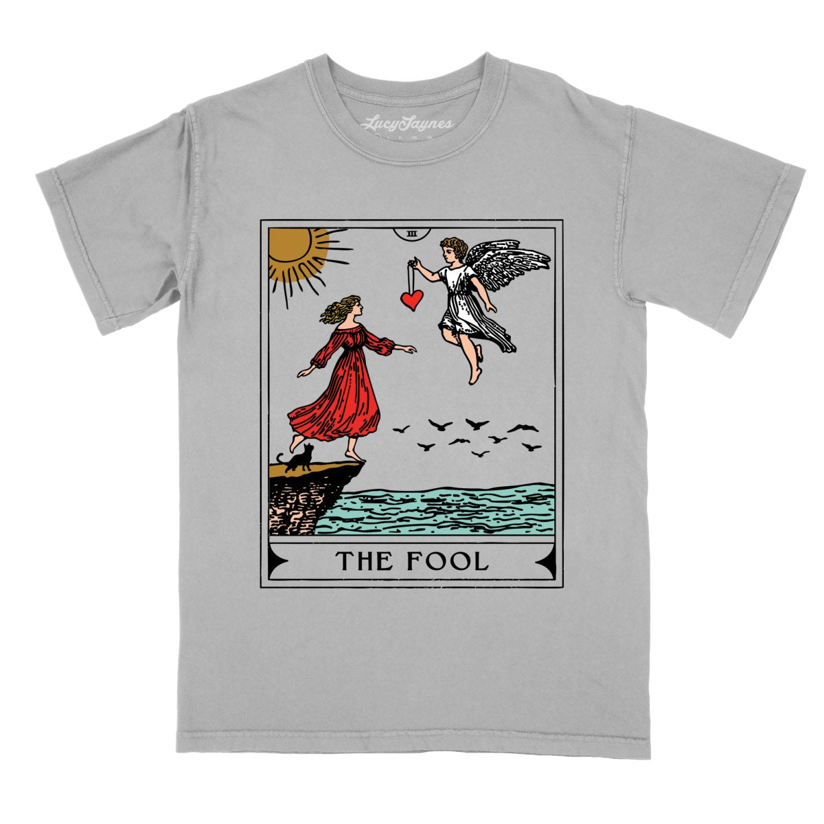 The Fool Tarot Card - Comfort Colors Tee