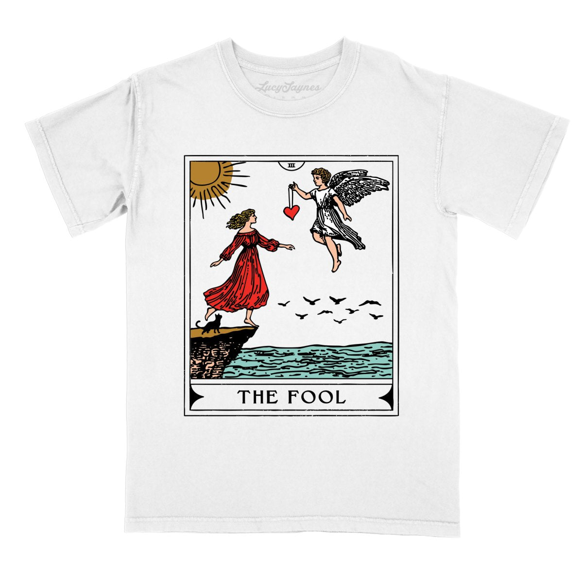 The Fool Tarot Card - Comfort Colors Tee