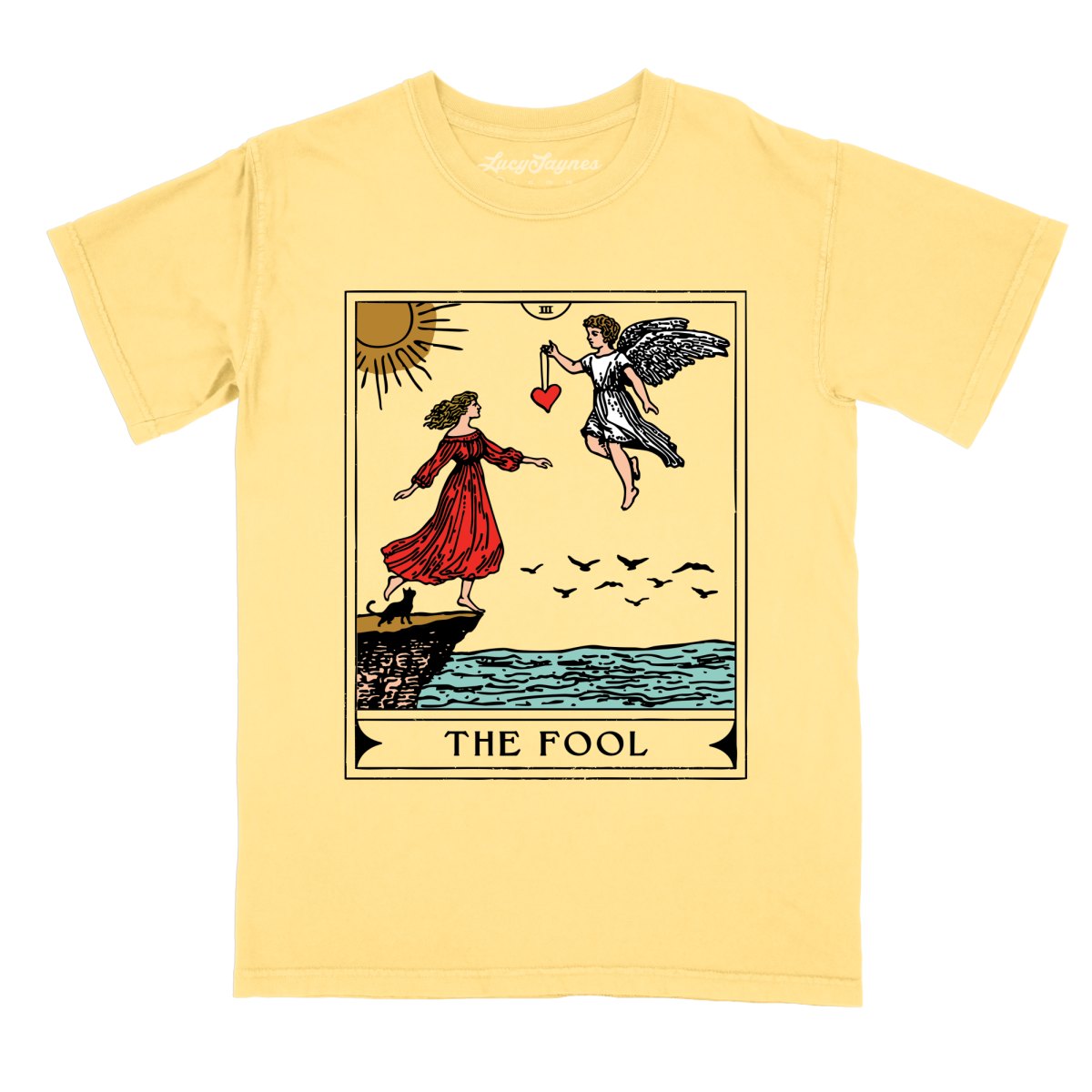 The Fool Tarot Card - Comfort Colors Tee