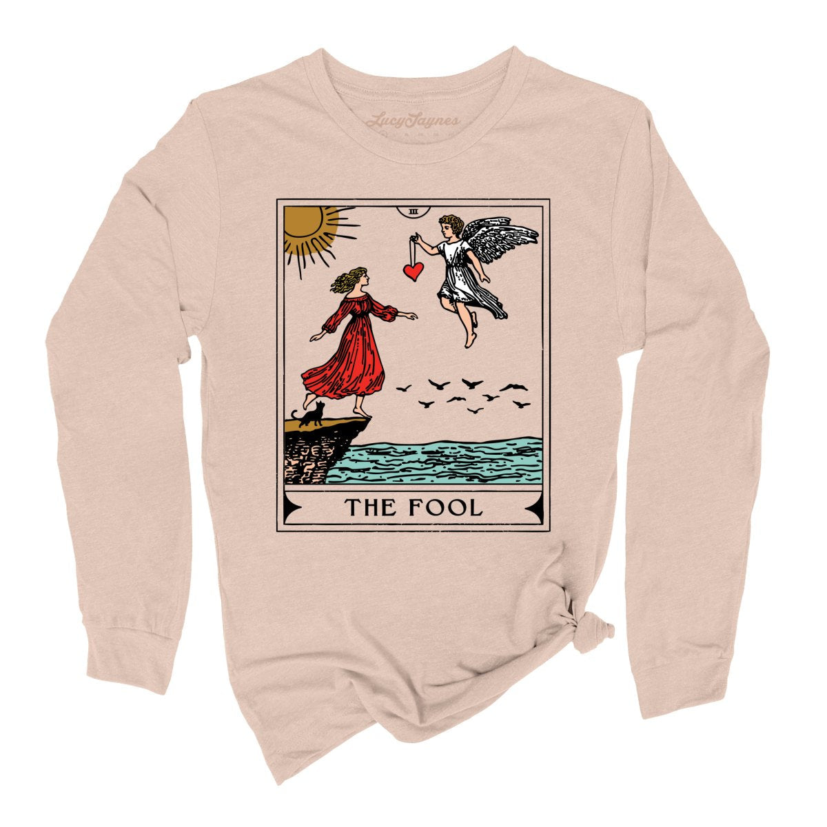 The Fool Tarot Card - Long Sleeve Tee