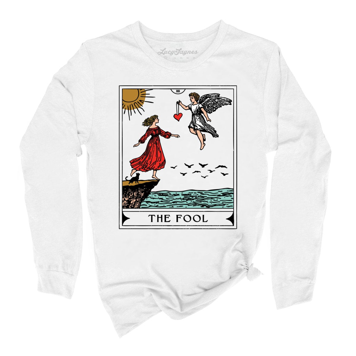 The Fool Tarot Card - Long Sleeve Tee