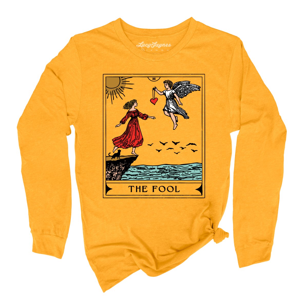 The Fool Tarot Card - Long Sleeve Tee