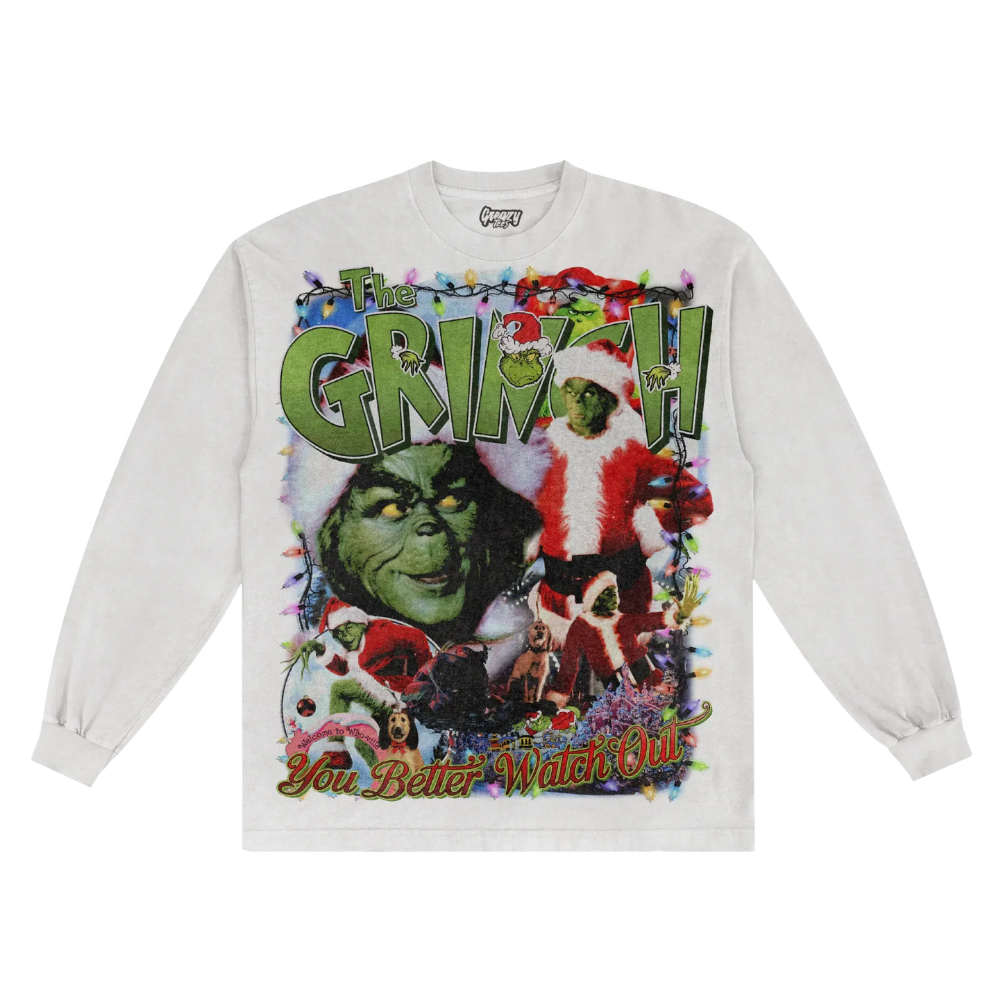 The Grinch Christmas Long Sleeved Tee