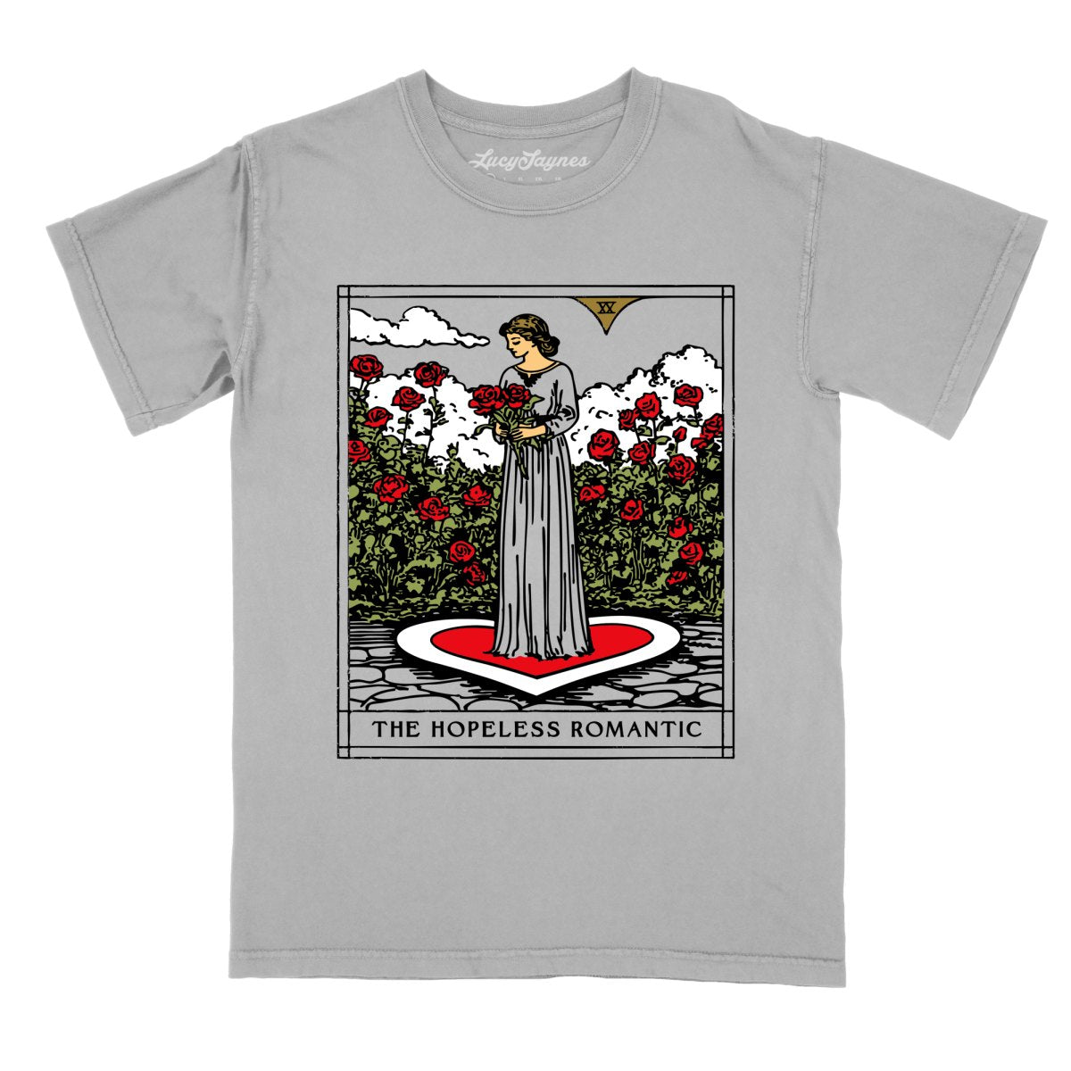The Hopeless Romantic Tarot Card - Comfort Colors Tee