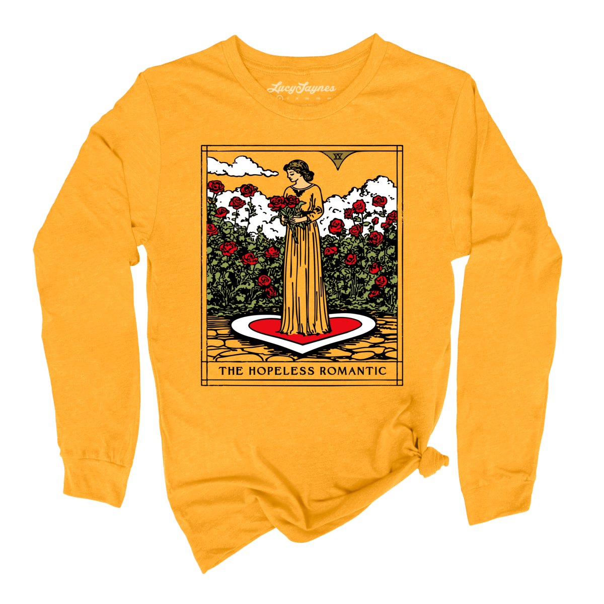 The Hopeless Romantic Tarot Card - Long Sleeve Tee