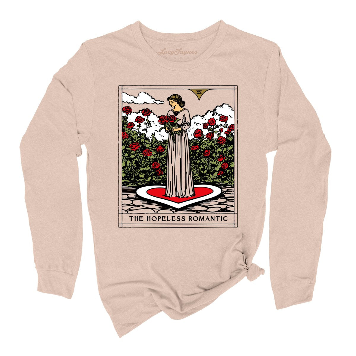 The Hopeless Romantic Tarot Card - Long Sleeve Tee