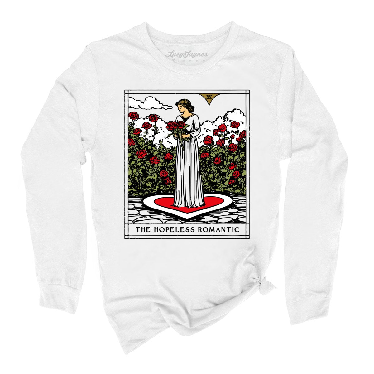 The Hopeless Romantic Tarot Card - Long Sleeve Tee