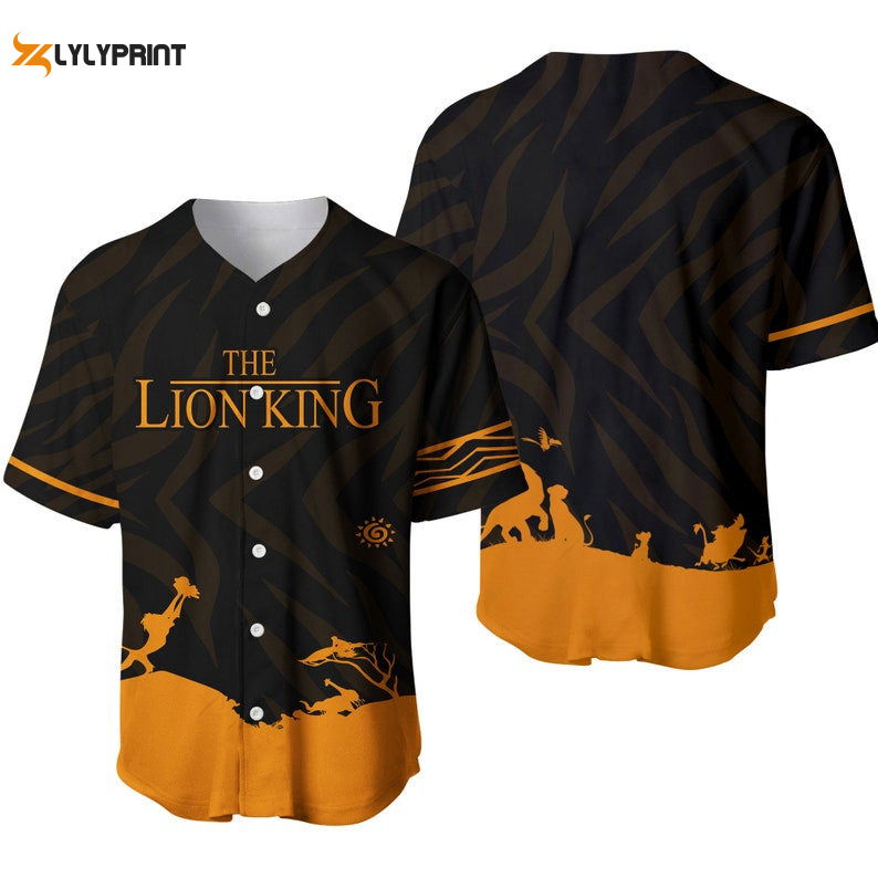 The Lion King Iconic Scene All Over Print Baseball Jersey - lylyprint.com