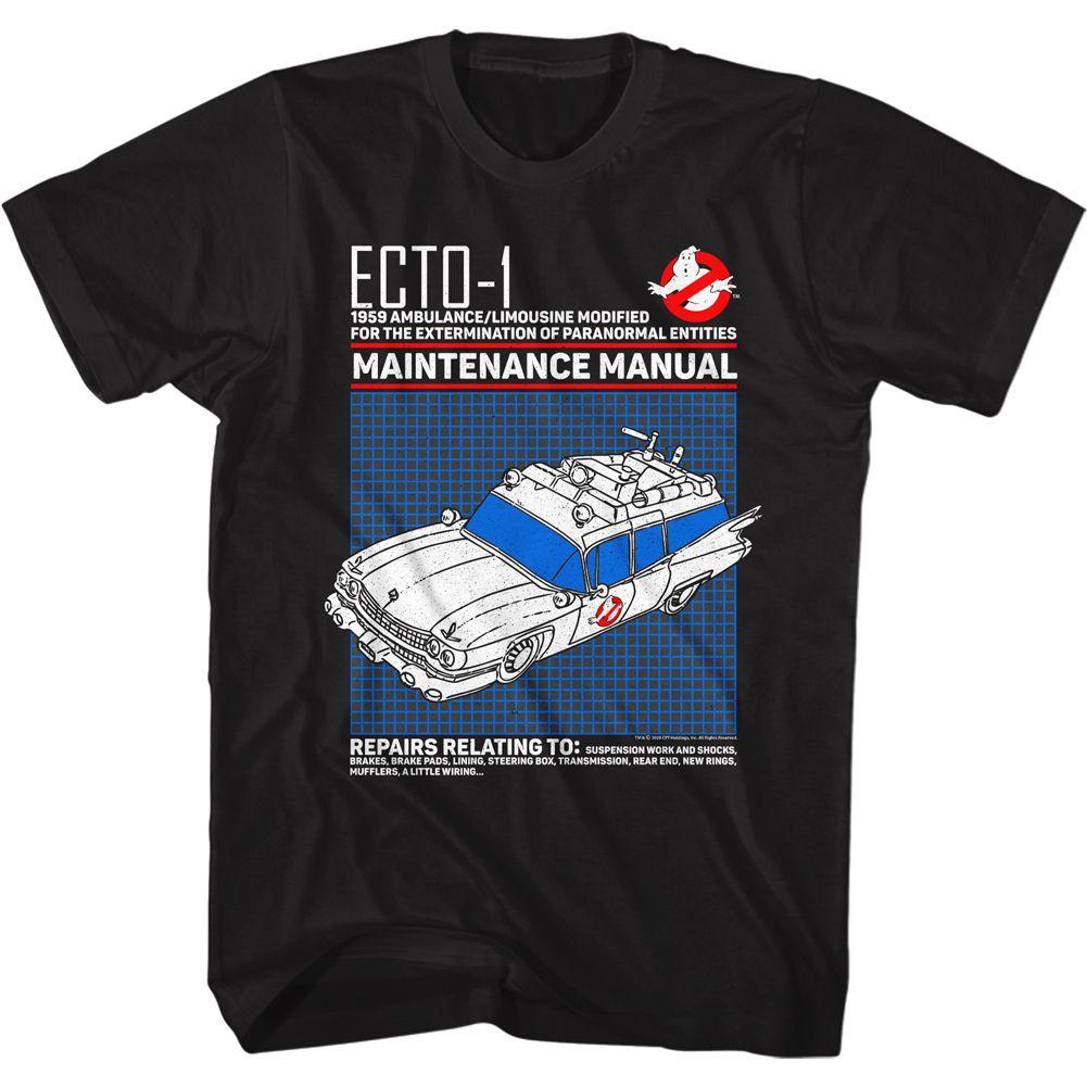 The Real Ghostbusters Ecto1 Manual T-Shirt