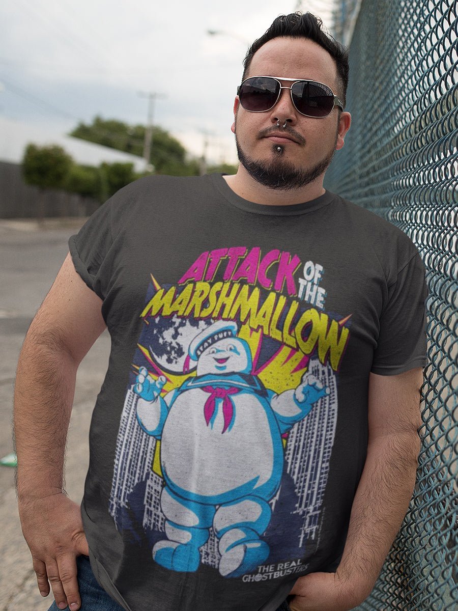 The Real Ghostbusters Marshmallow Attacks T-Shirt