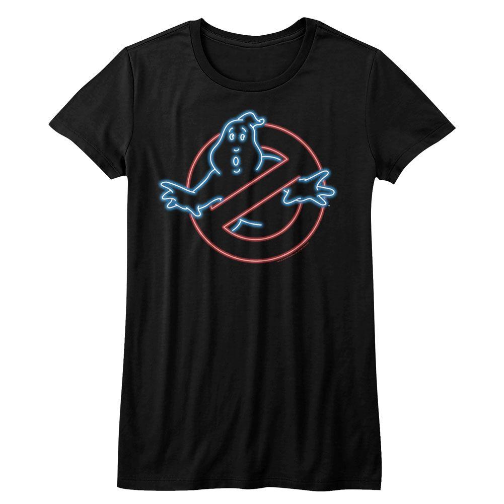 The Real Ghostbusters Neon Ghost Womens T-Shirt