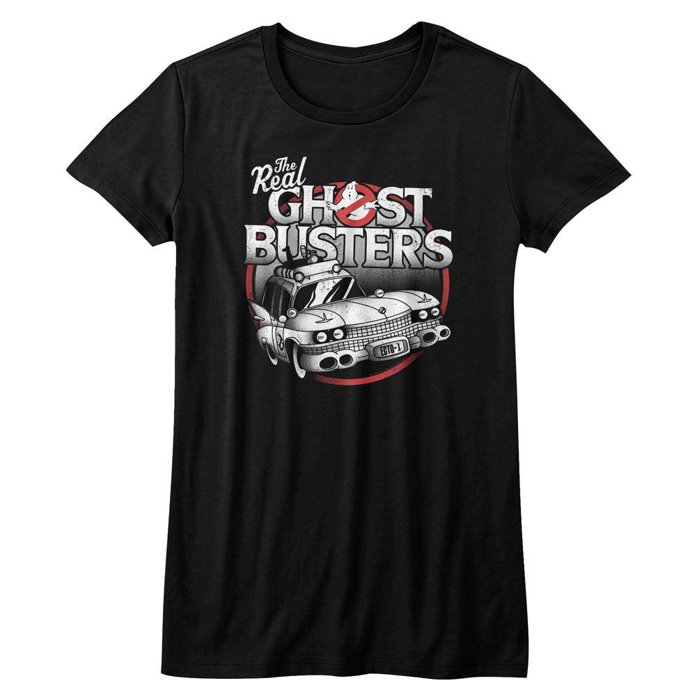 The Real Ghostbusters The Car Womens T-Shirt