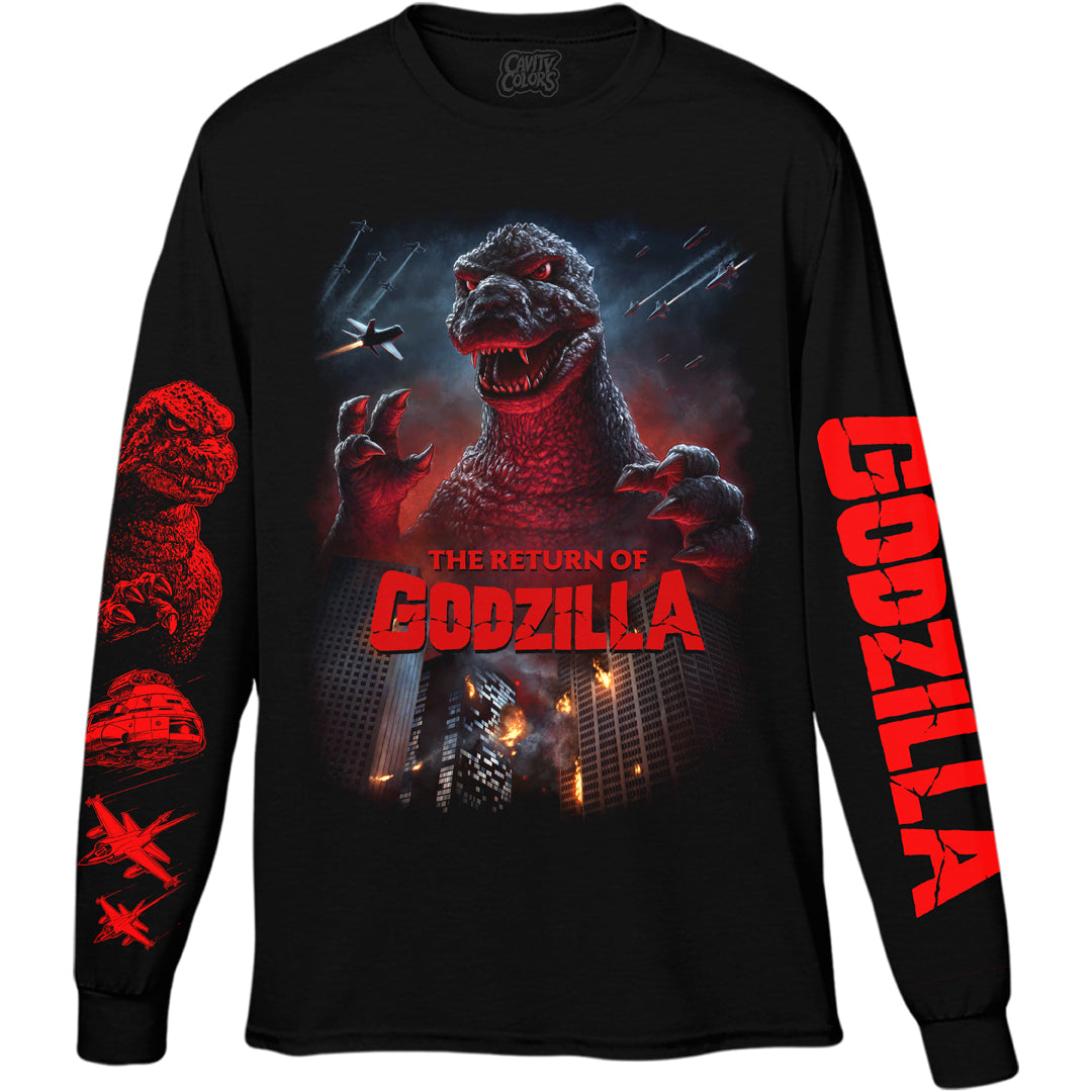 THE RETURN OF GODZILLA: 40TH ANNIVERSARY - LONG SLEEVE SHIRT