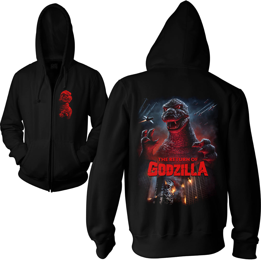 THE RETURN OF GODZILLA: 40TH ANNIVERSARY - ZIP-UP HOODIE