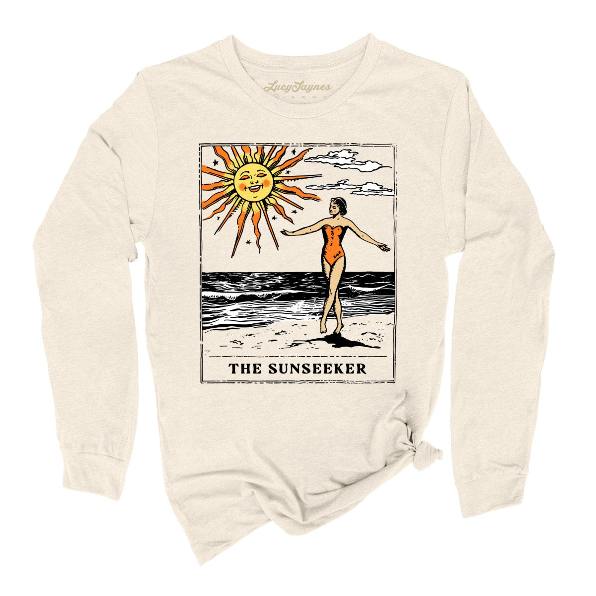 The Sunseeker Tarot Card Long Sleeve Tee