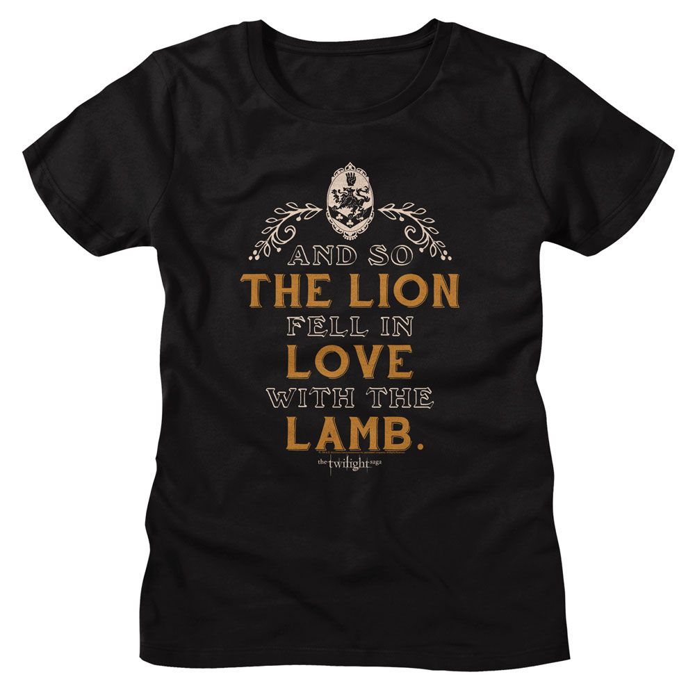 The Twilight Saga - Twilight Lion Lamb Quote Womens T-Shirt