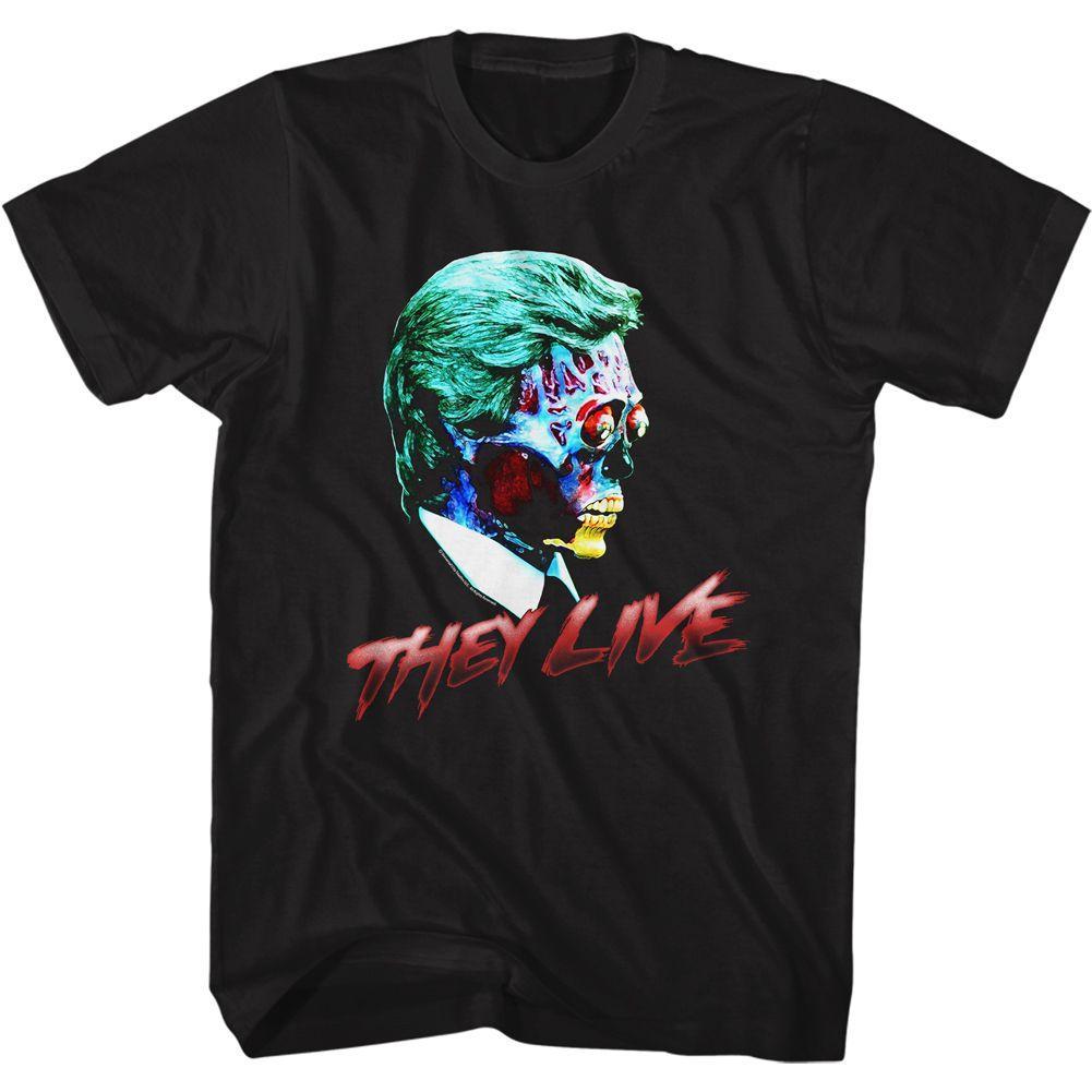 They Live Alien Headshot Boyfriend Tee
