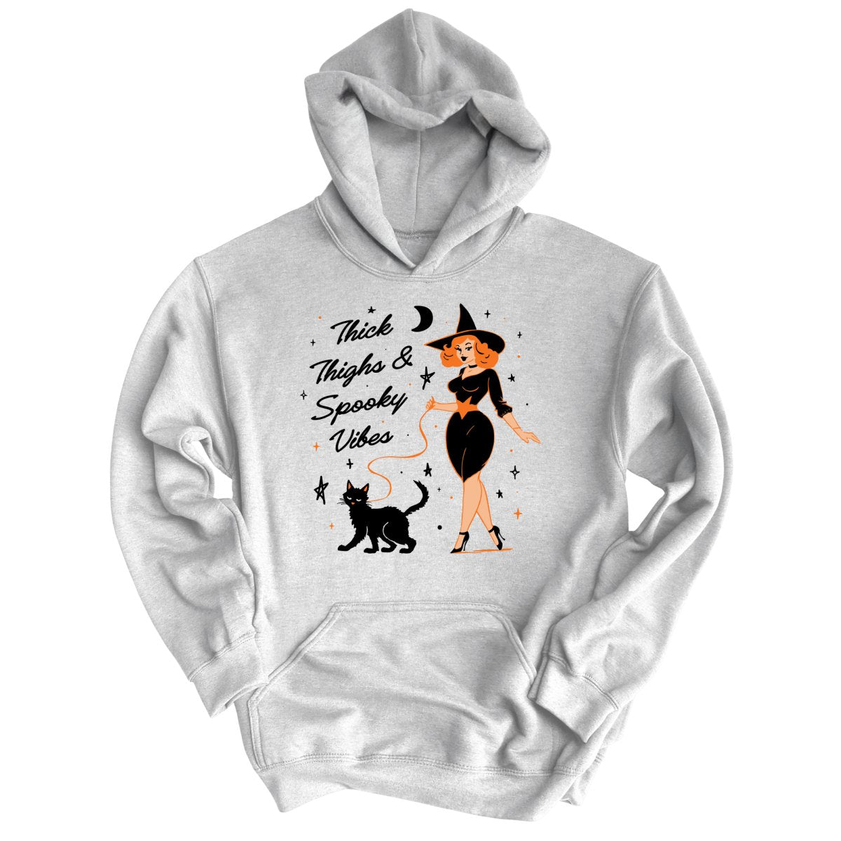 Thick Thighs and Spooky Vibes Hoodie