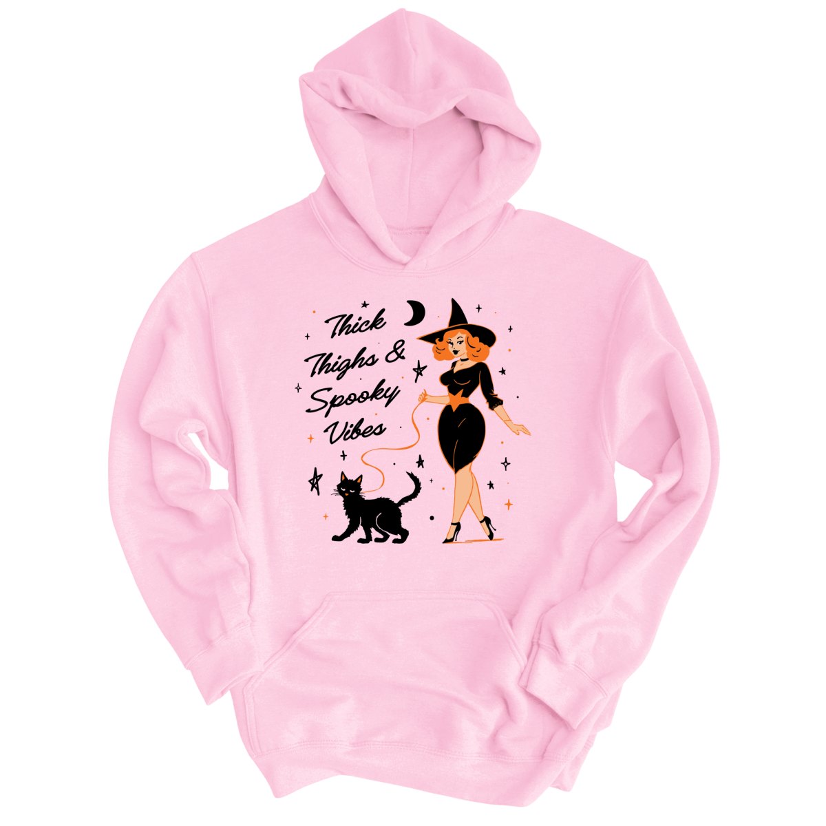 Thick Thighs and Spooky Vibes Hoodie