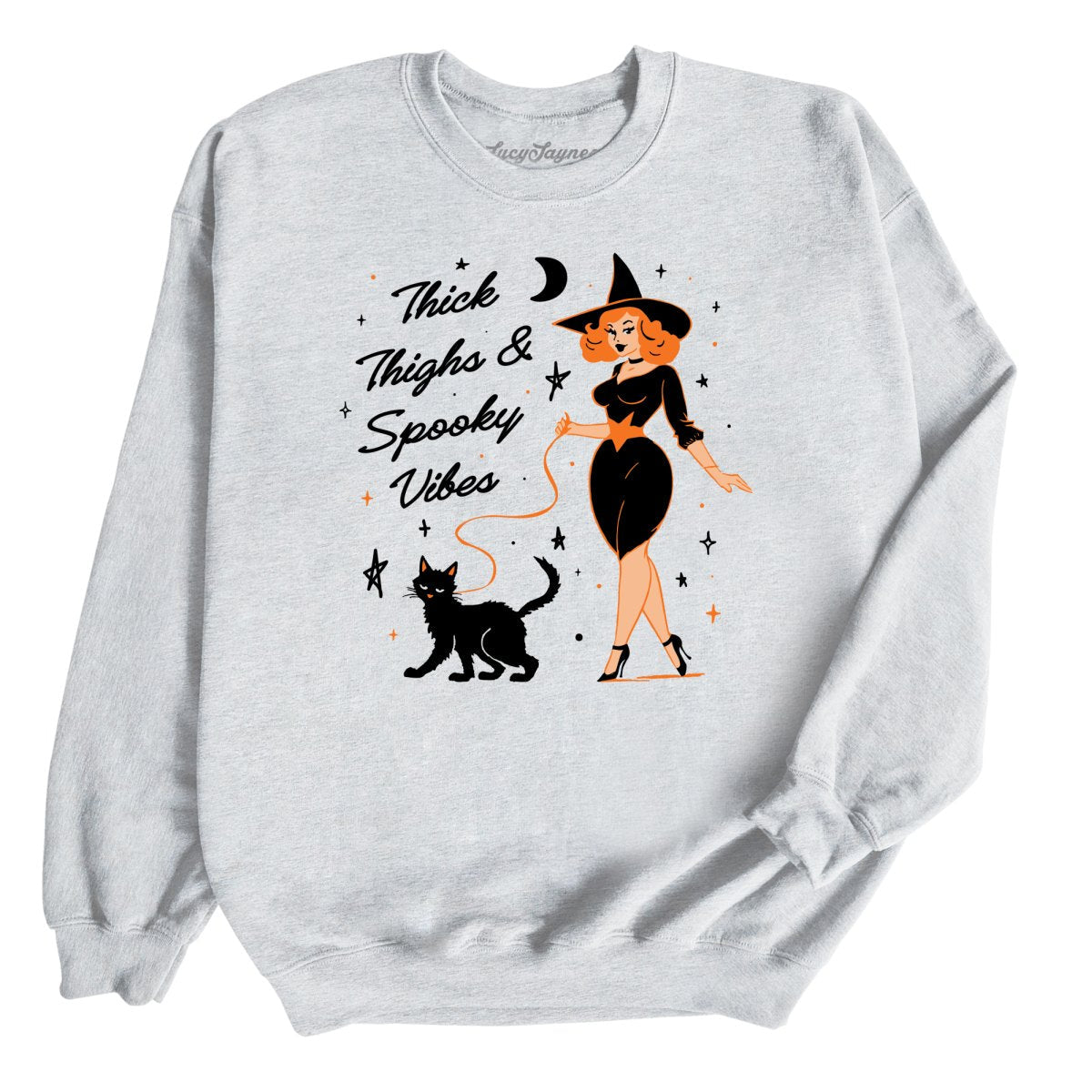 Thick Thighs and Spooky Vibes Sweatshirt