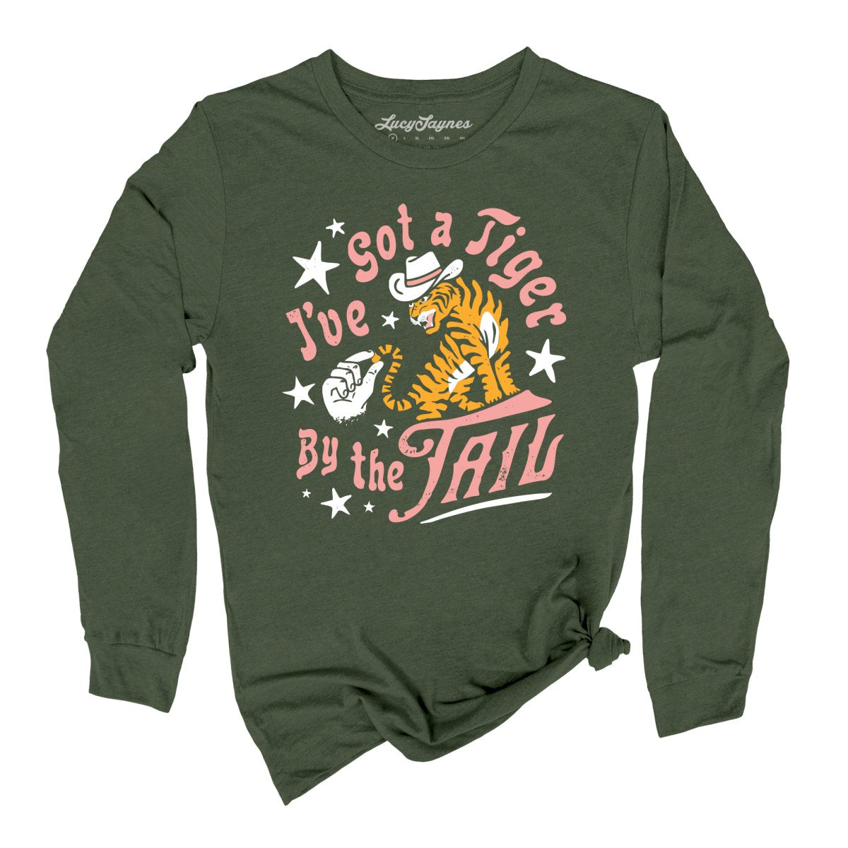 Tiger By The Tail Long Sleeve Tee