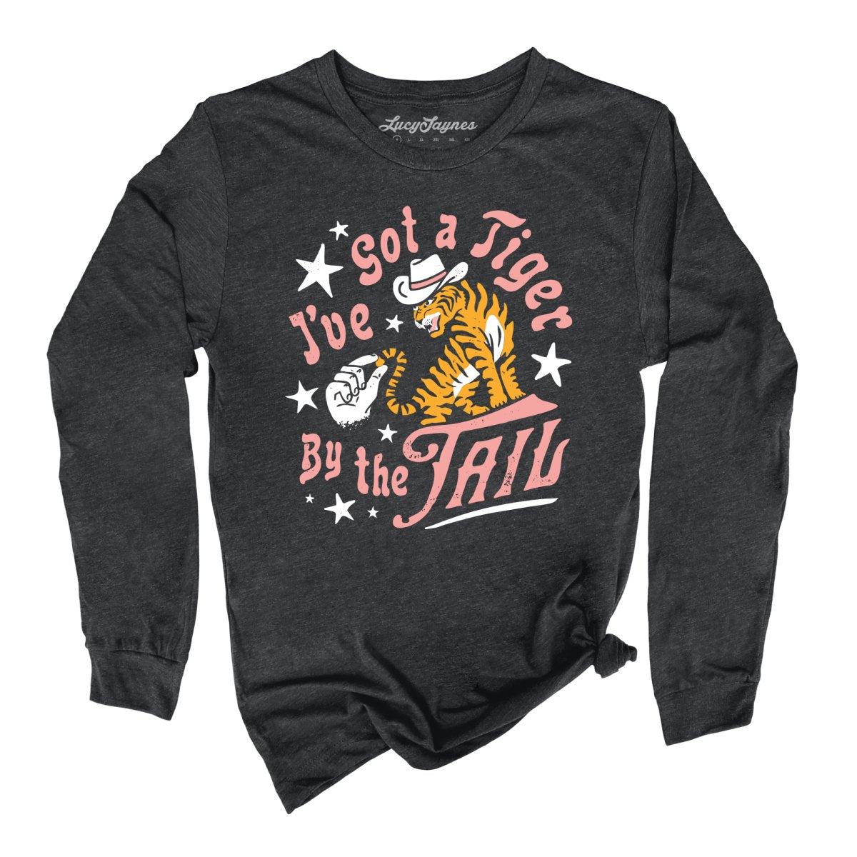 Tiger By The Tail Long Sleeve Tee