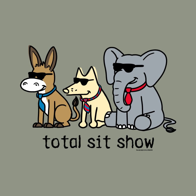 Total Sit Show 2024 - Ladies Curvy V-Neck Tee