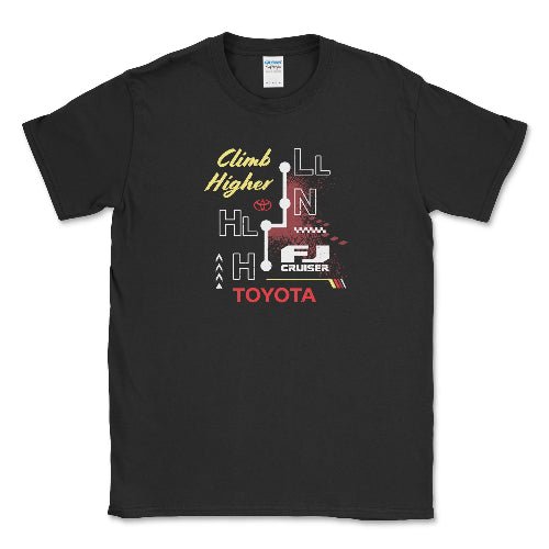 Toyota Men's Big and Tall FJ Cruiser T-shirt-Climb Higher