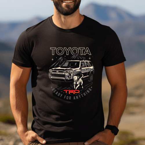 Toyota Men's Big and Tall 4Runner TRD Dog Lover Tee