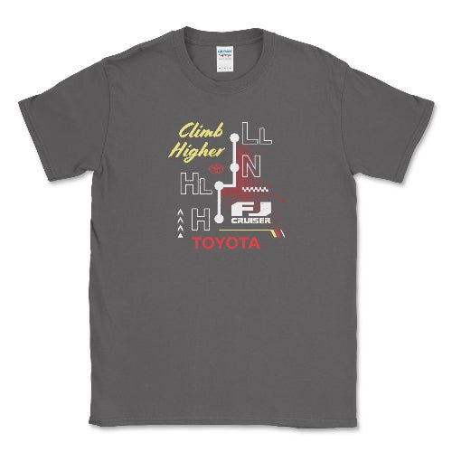 Toyota Men's Big and Tall FJ Cruiser T-shirt-Climb Higher