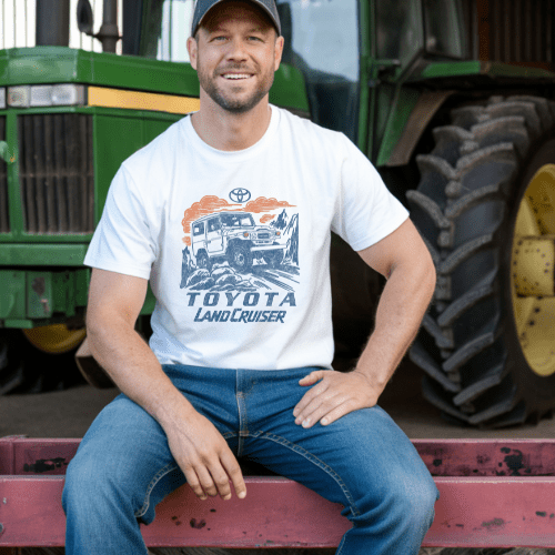 Toyota Men's Big and Tall Land Cruiser Off Road Shirt