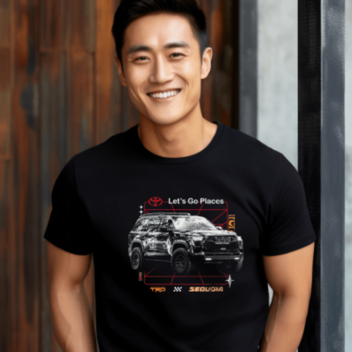 Toyota TRD Sequoia Let's Go Places 4x4 T-shirt