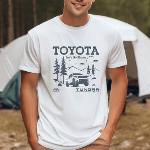 Toyota Men's Big and Tall Tundra Let's Go Places Tee