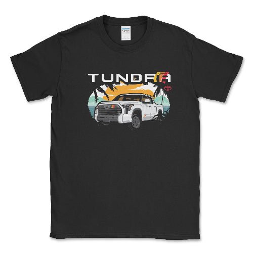 Toyota Men's Big and Tall Tundra Pick-Up Truck Beach Tee