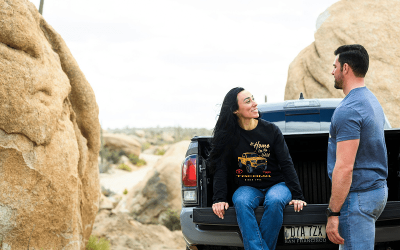 Toyota Tacoma At Home in the Wild 4x4 Long Sleeve Tee