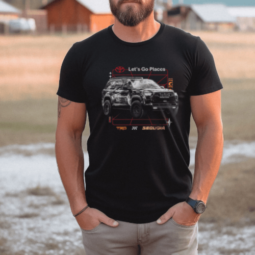 Toyota TRD Sequoia Let's Go Places 4x4 T-shirt