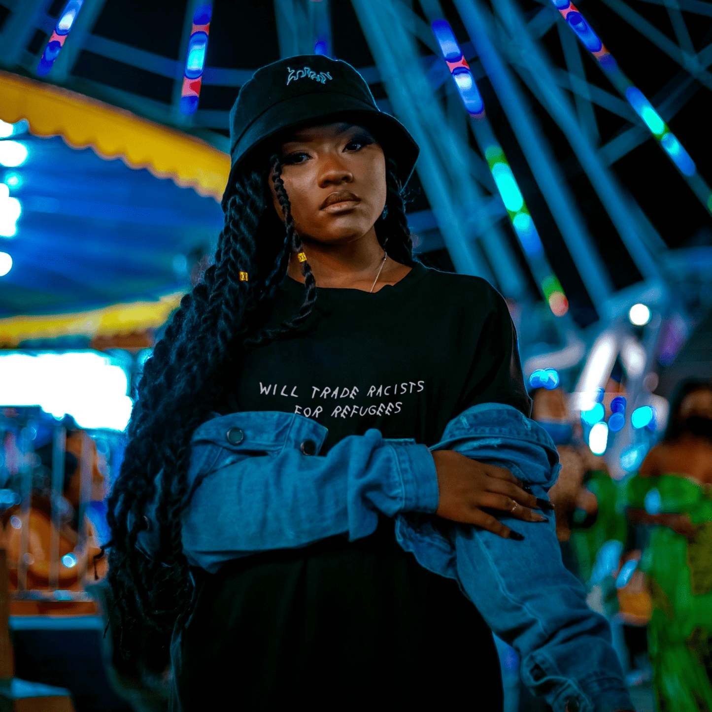 Trade Racists For Refugees Tee