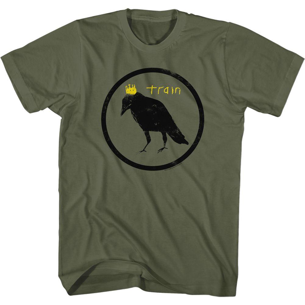 Train Crow & Crown In Circle Boyfriend Tee