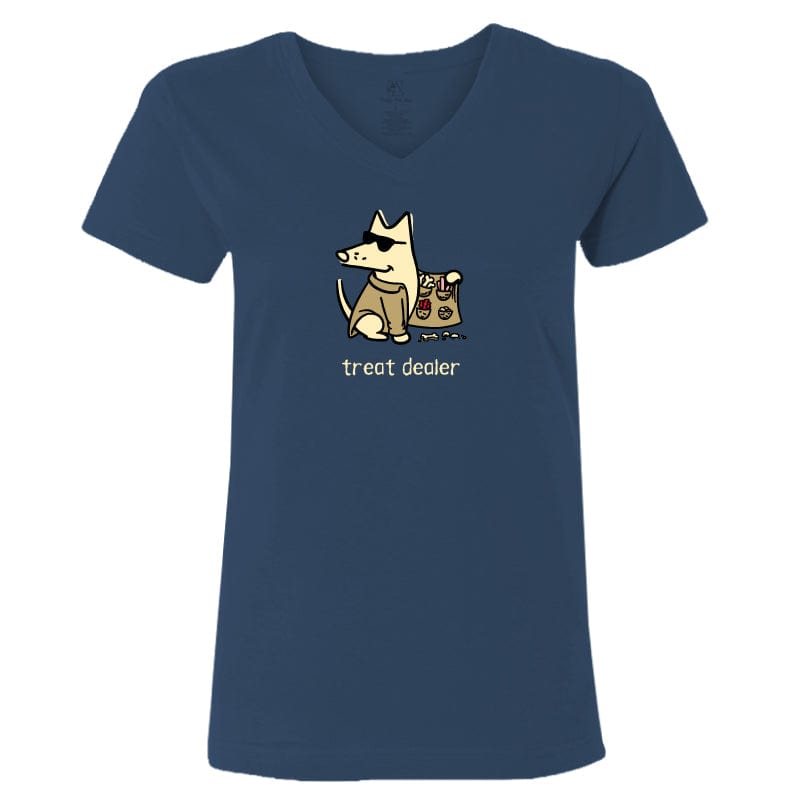 Treat Dealer - Ladies T-Shirt V-Neck