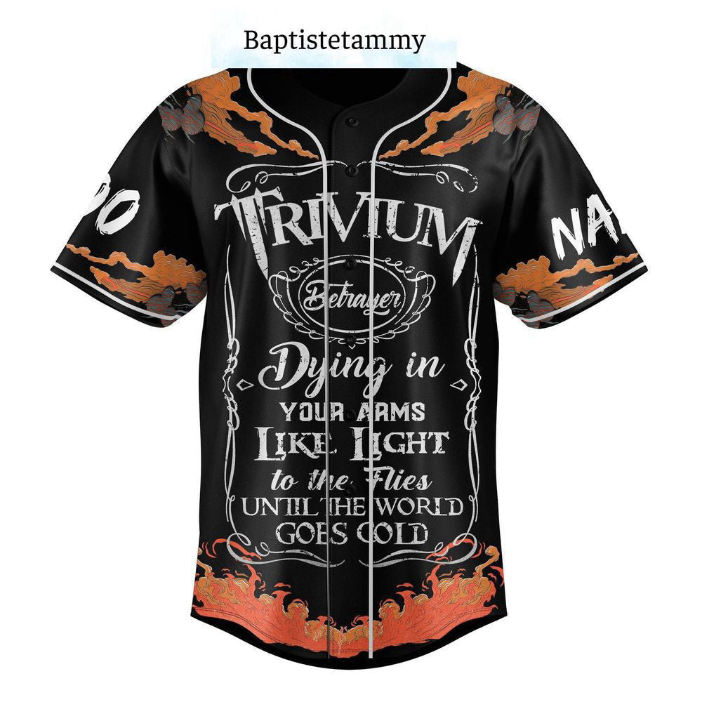 Trivium Baseball Jersey For Men Women, Dying In Your Arms Jersey - lylyprint.com