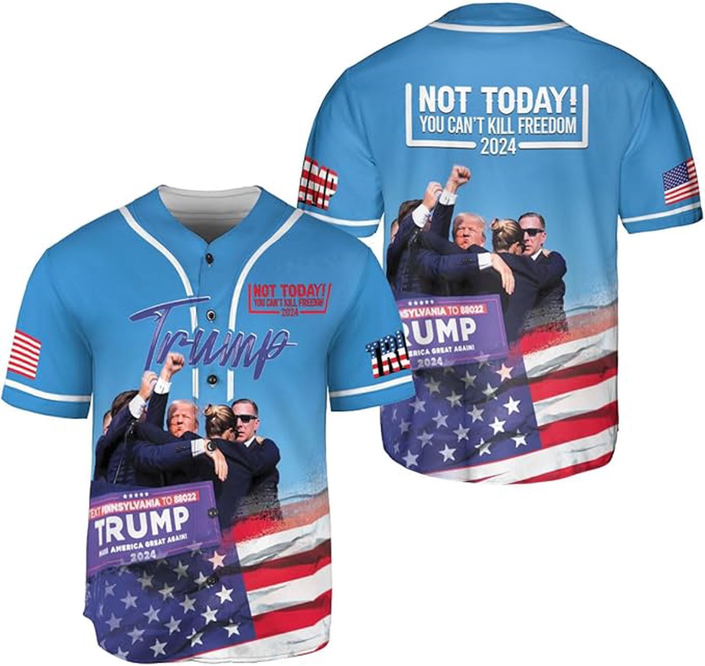 Trump Felon Baseball Jersey, Jersey Shirt Version 8 - Gift for Men Women - lylyprint.com