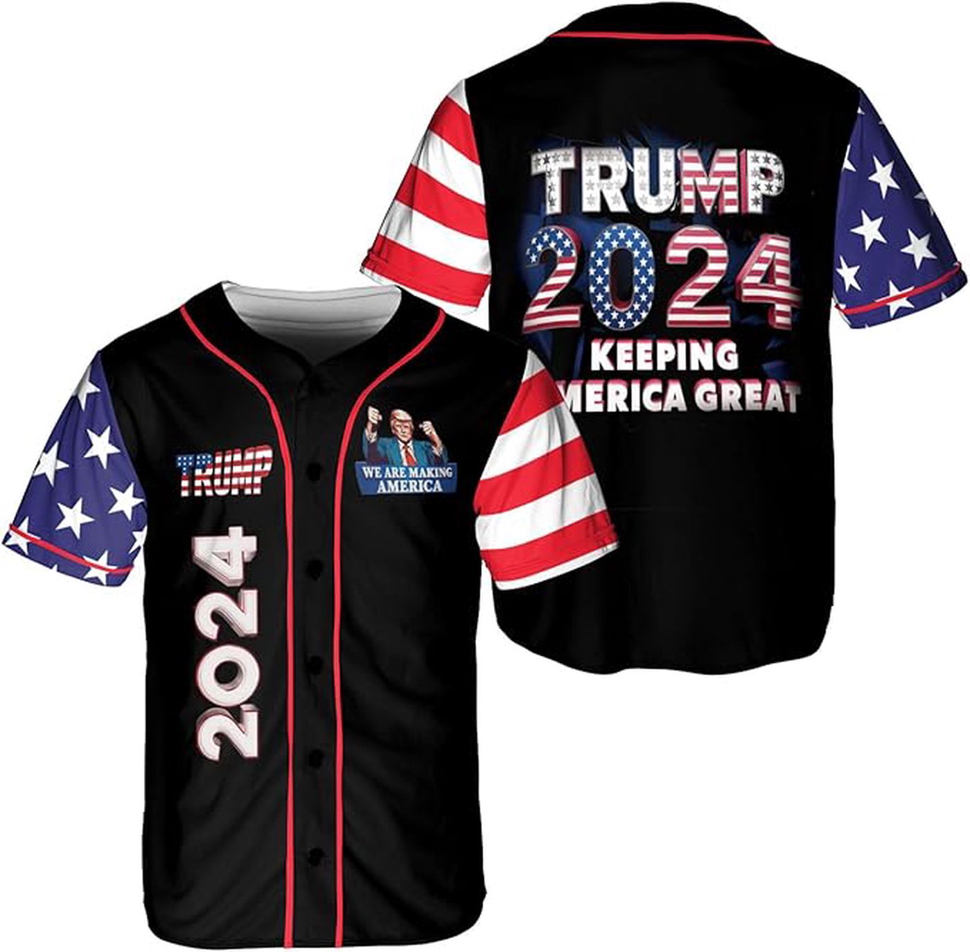 Trump Felon Baseball Jersey, Jersey Shirt Version 9 - Gift for Men Women - lylyprint.com