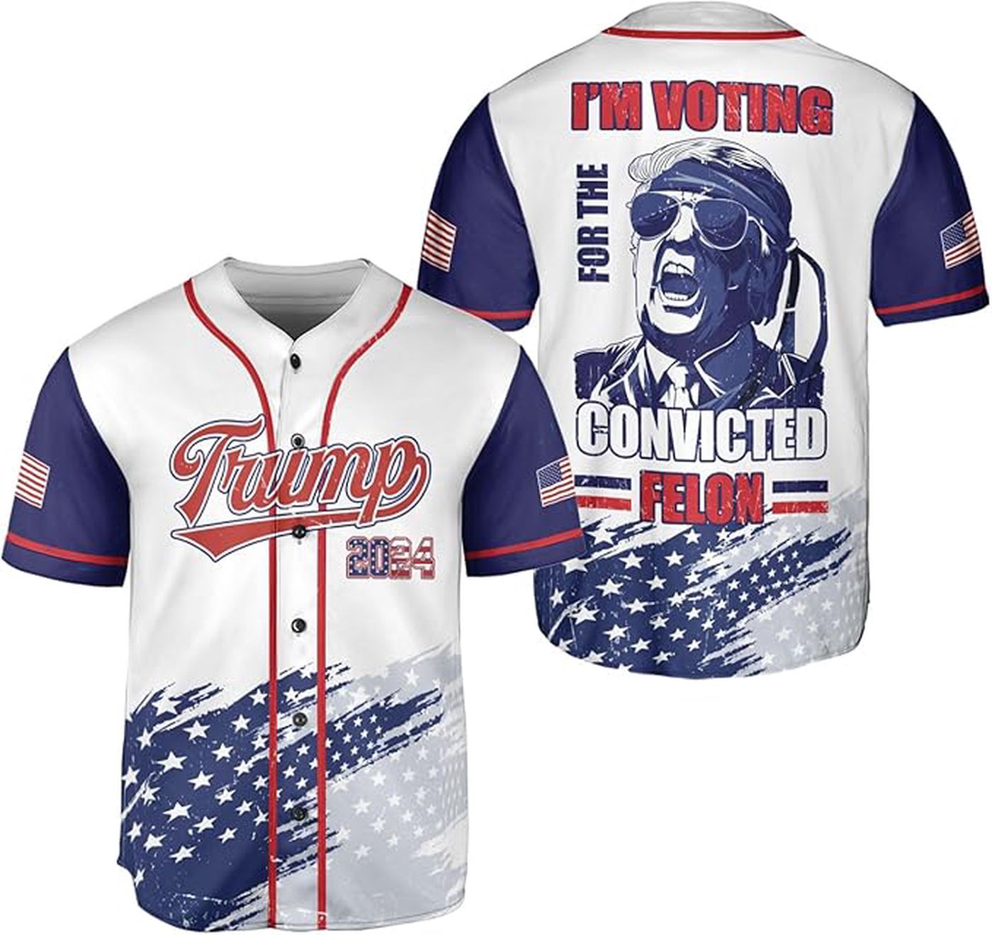 Trump Fight Baseball Jersey, Jersey Shirt For Winner 1 - Gift for Men Women - lylyprint.com