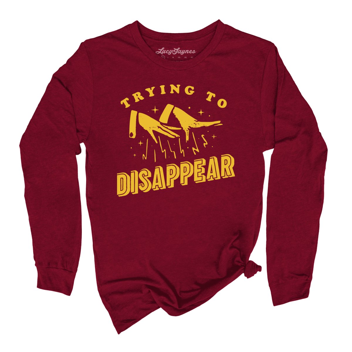 Trying to Disappear Long Sleeve Tee