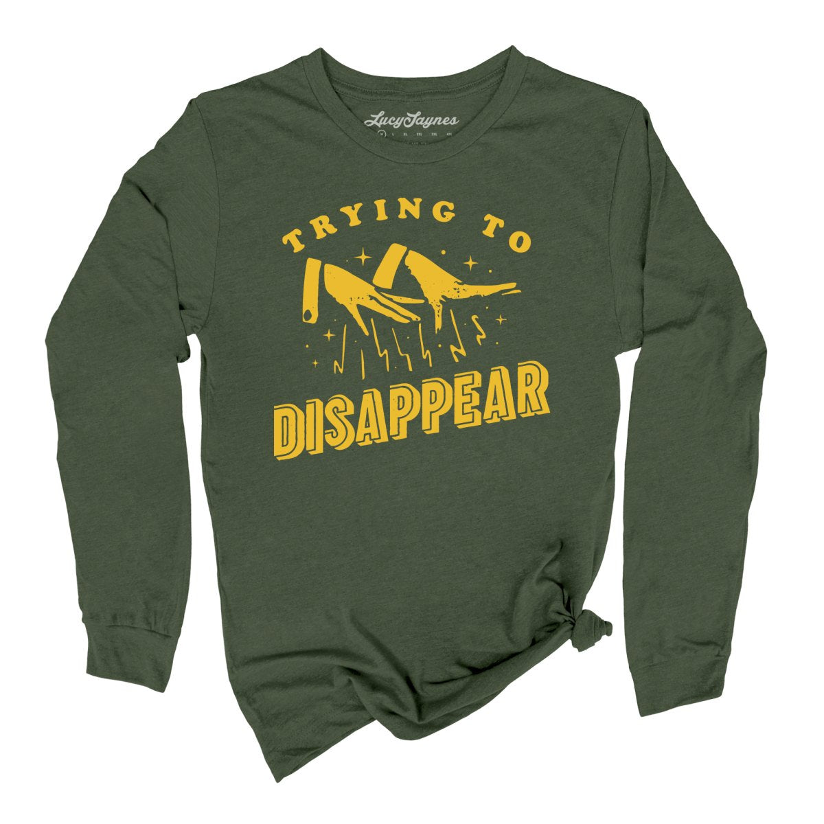 Trying to Disappear Long Sleeve Tee