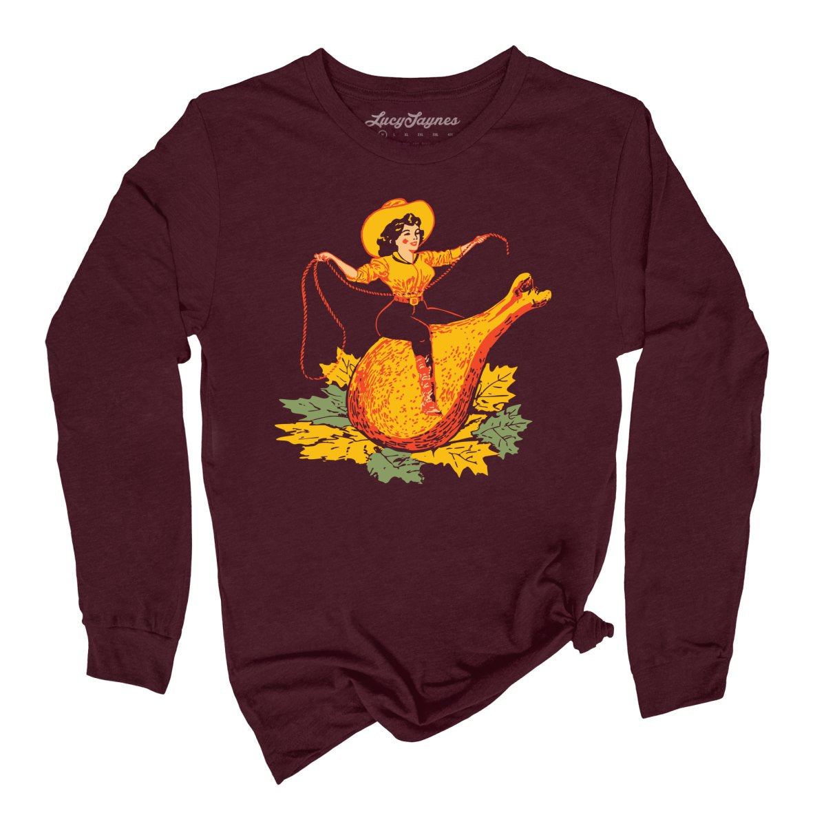 Turkey Leg Pinup Long Sleeve Tee