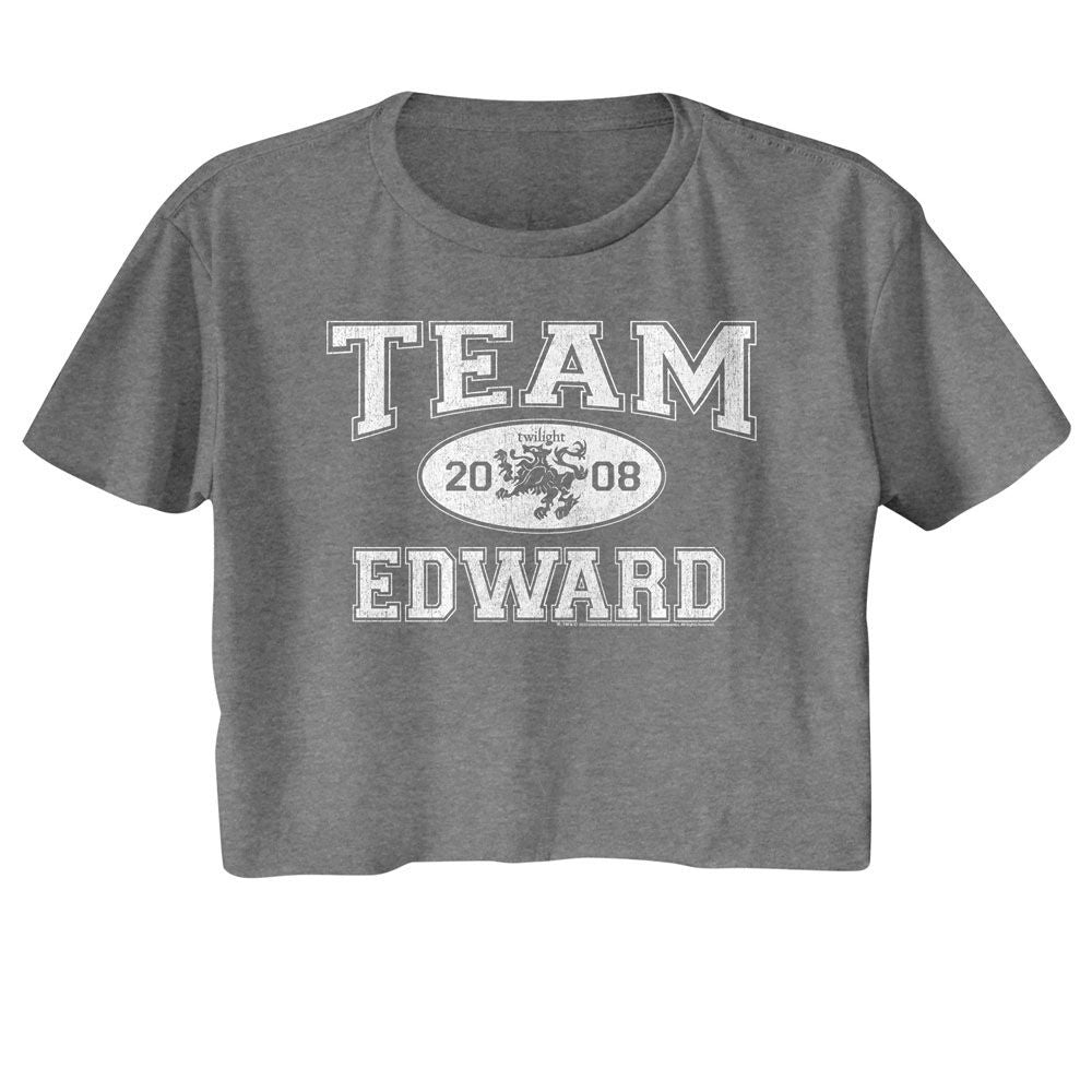 The Twilight Saga - Team Edward Womens Crop Tee