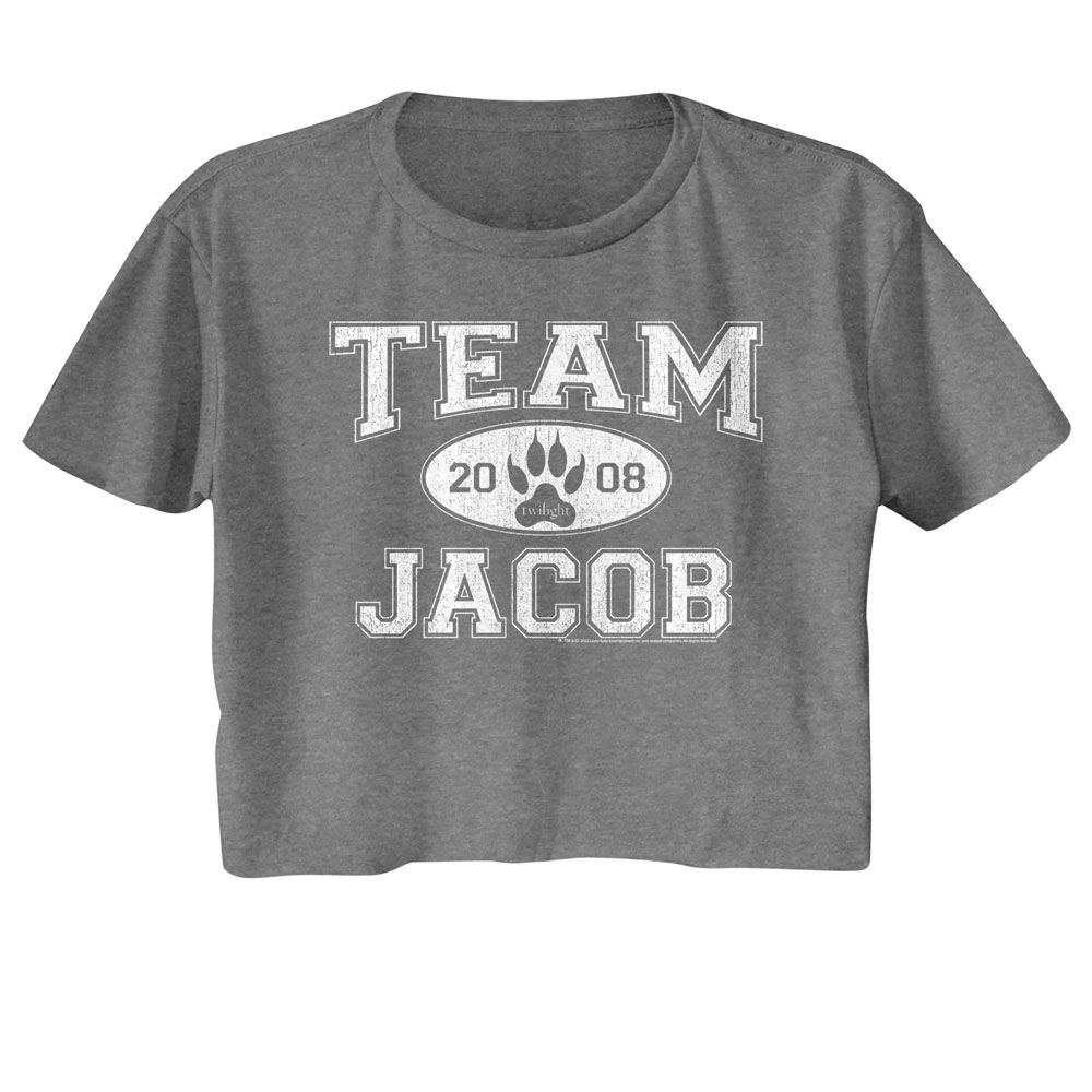 The Twilight Saga - Team Jacob Womens Crop Tee